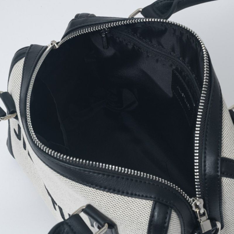 JILL STUART パネル 2WAYボストン ホワイト×ブラック