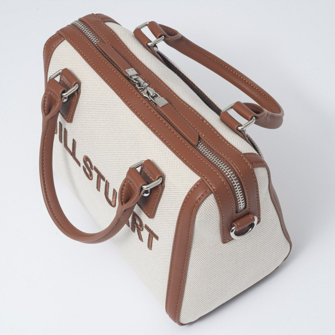 JILL STUART パネル 2WAYボストン キャメル