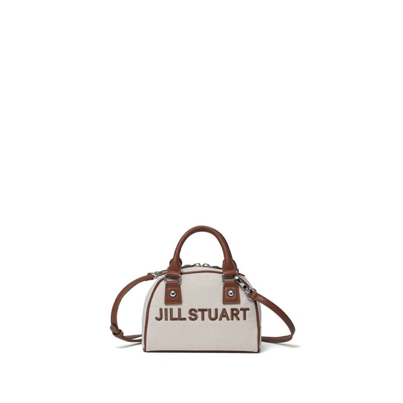 JILL STUART パネル  2WAYミニボストン キャメル