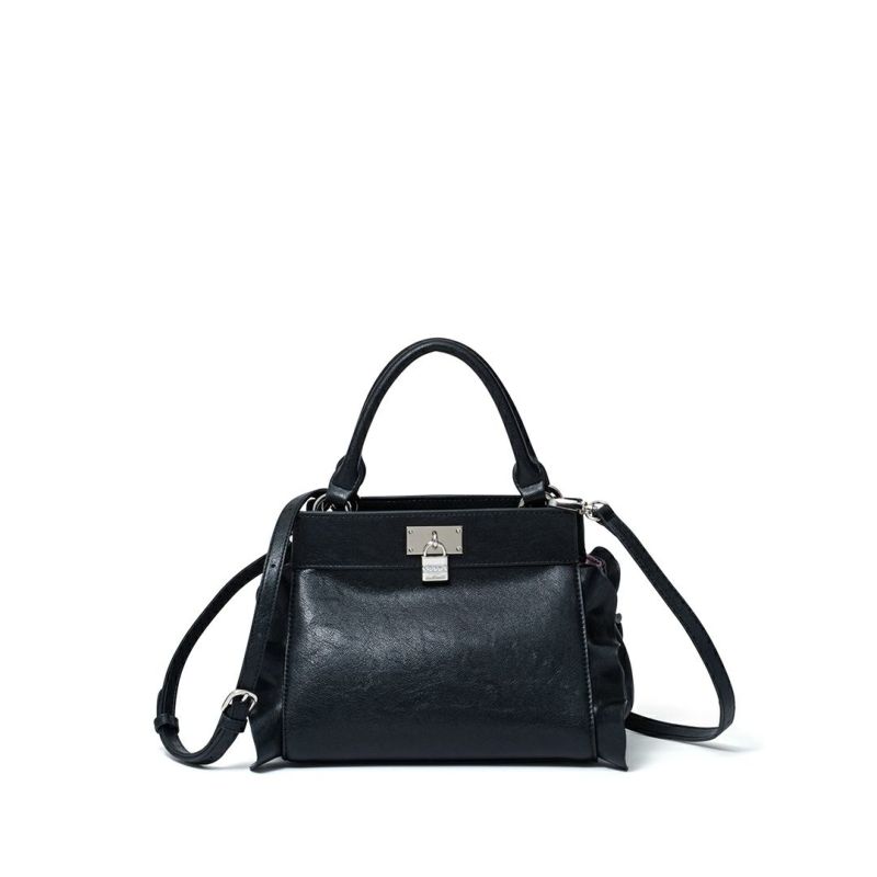 JILL STUART ラッフル 2WAYハンド ブラック