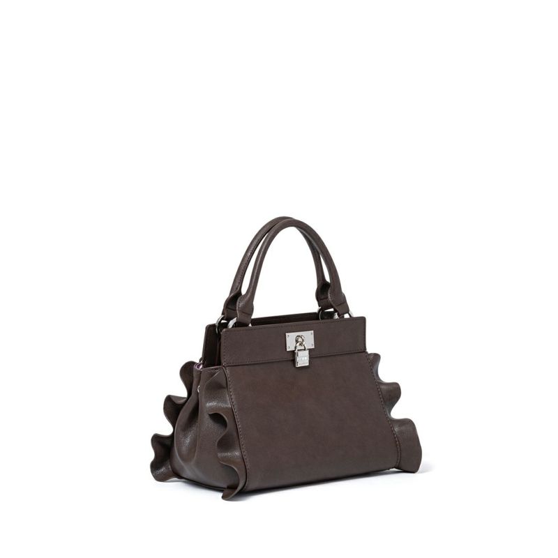 JILL STUART ラッフル 2WAYハンド チョコ