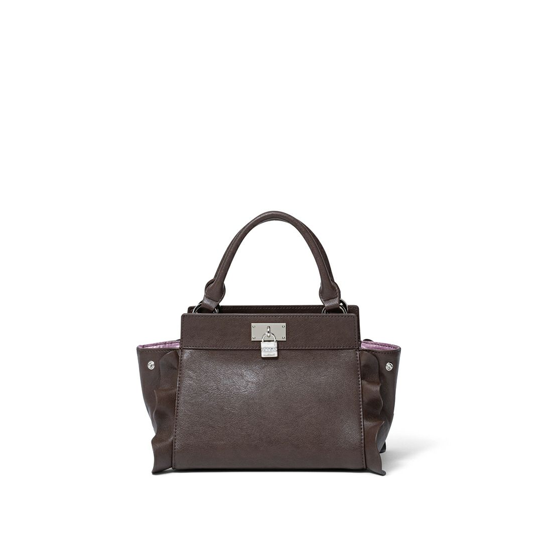 JILL STUART ラッフル 2WAYハンド チョコ