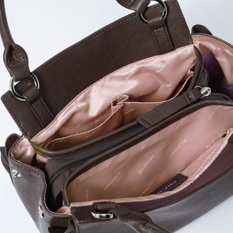 JILL STUART ラッフル 2WAYハンド チョコ