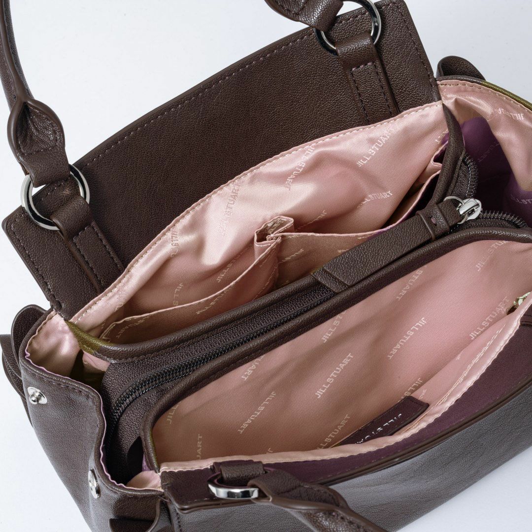 JILL STUART ラッフル 2WAYハンド チョコ