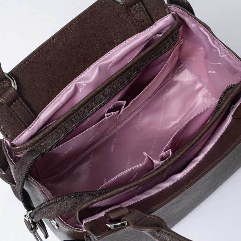 JILL STUART ラッフル 2WAYハンド チョコ