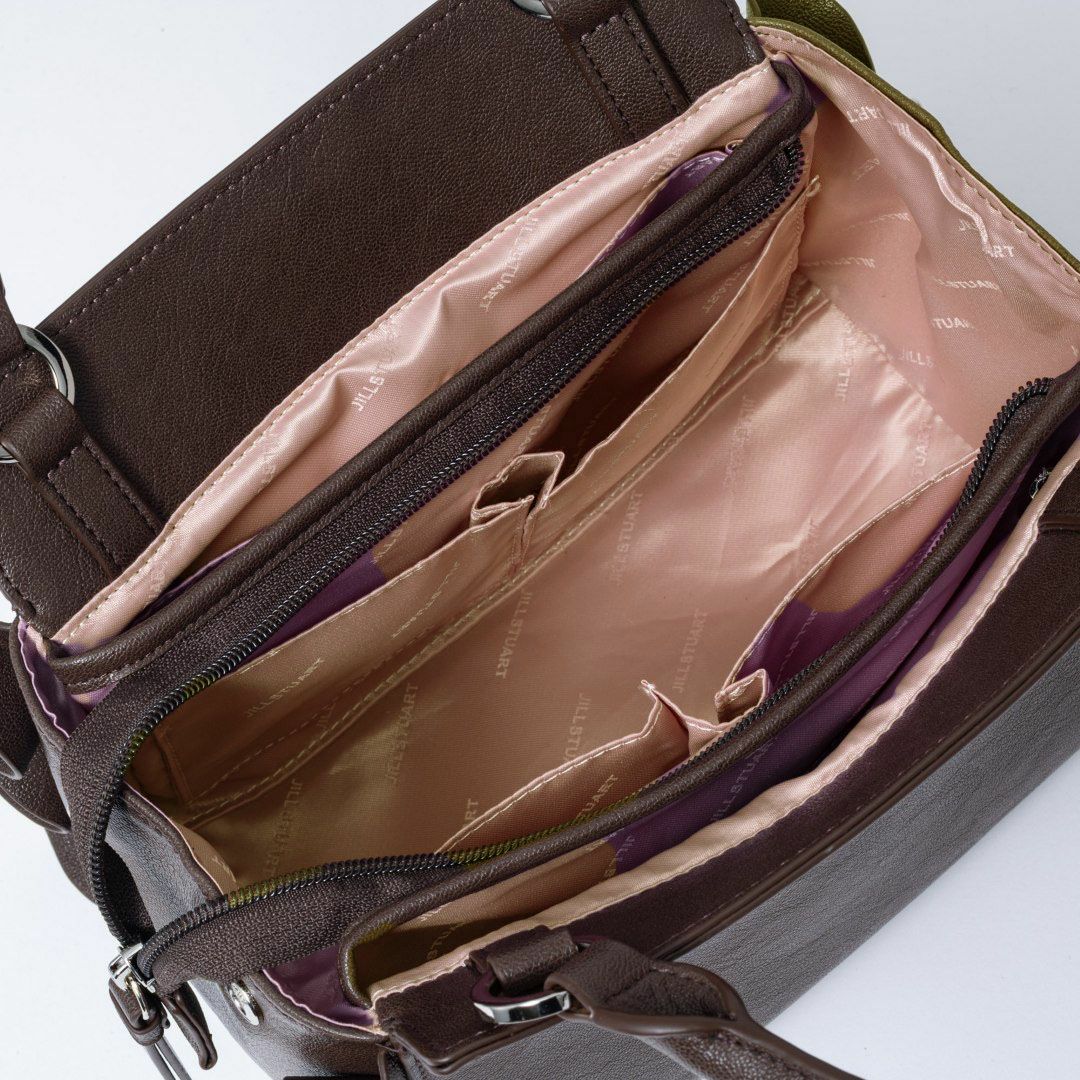 JILL STUART ラッフル 2WAYハンド チョコ