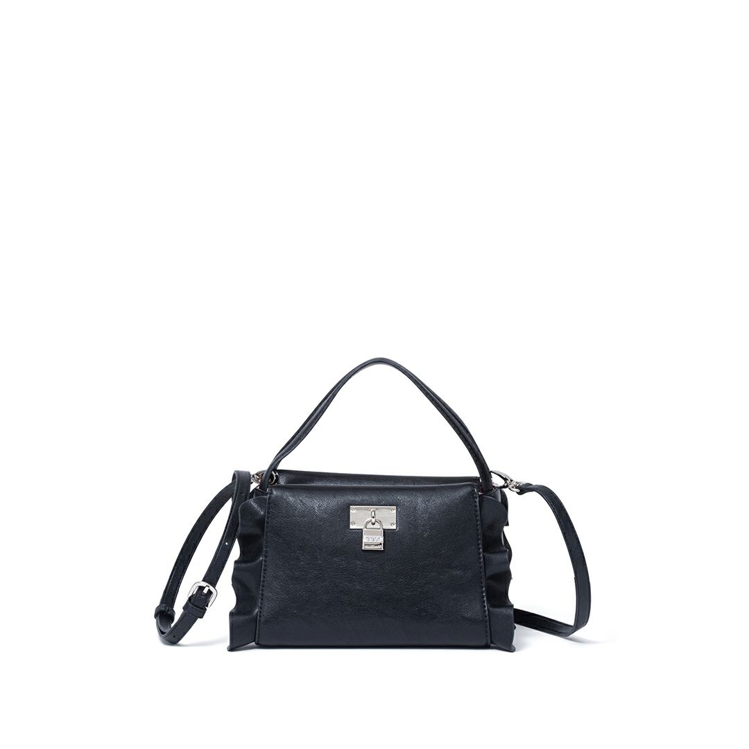 JILL STUART ラッフル 2WAYショルダー ブラック