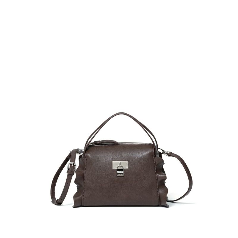 JILL STUART ラッフル 2WAYショルダー チョコ