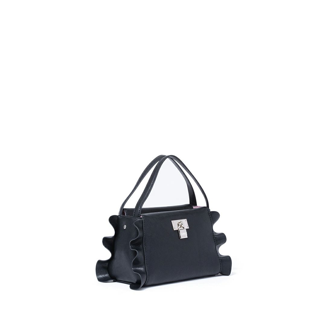 JILL STUART ラッフル 2WAYショルダー ブラック