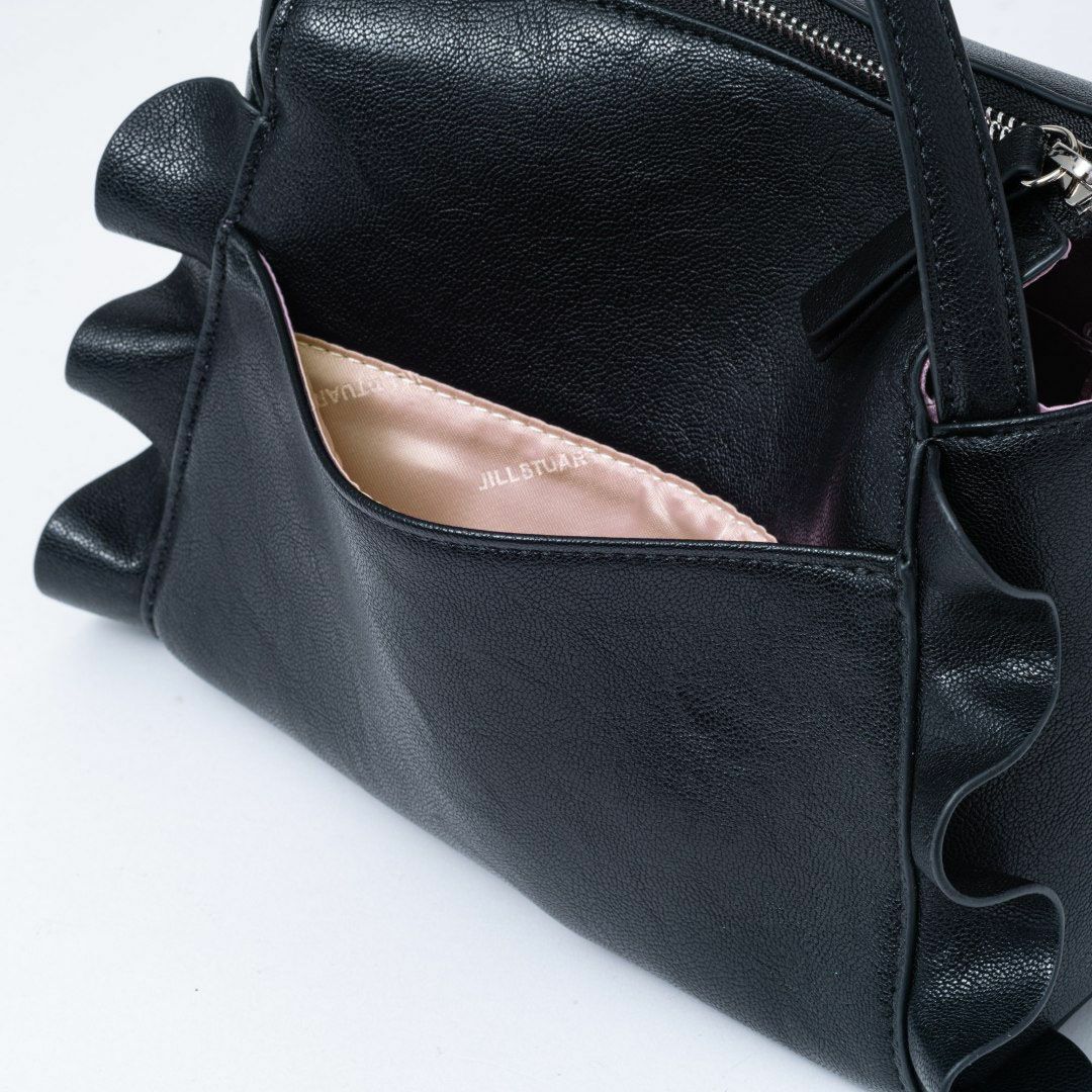 JILL STUART ラッフル 2WAYショルダー ブラック