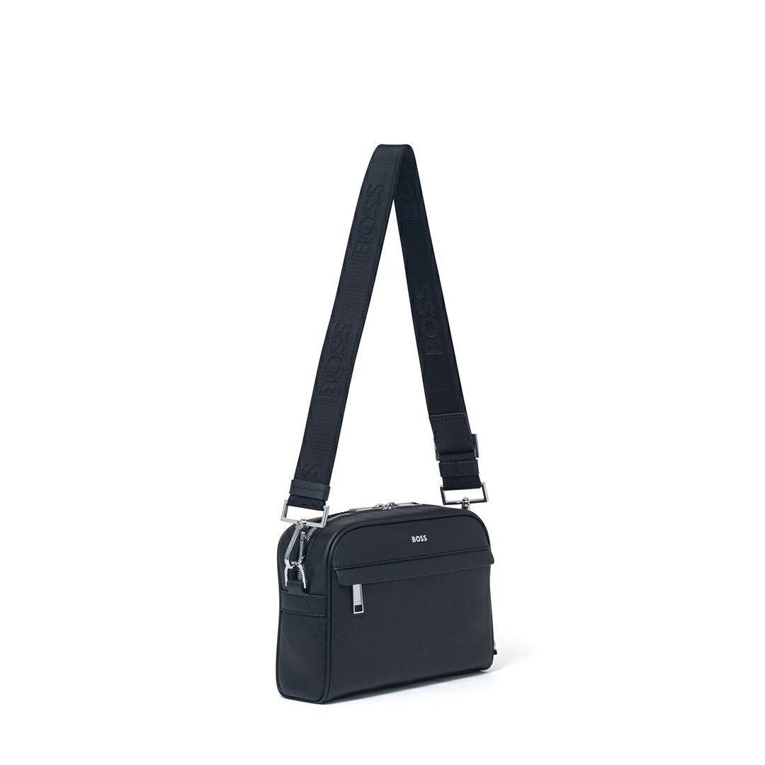 BOSS Zair_Squared Crossb ショルダーバッグ【HBMH5ZS1】 ブラック