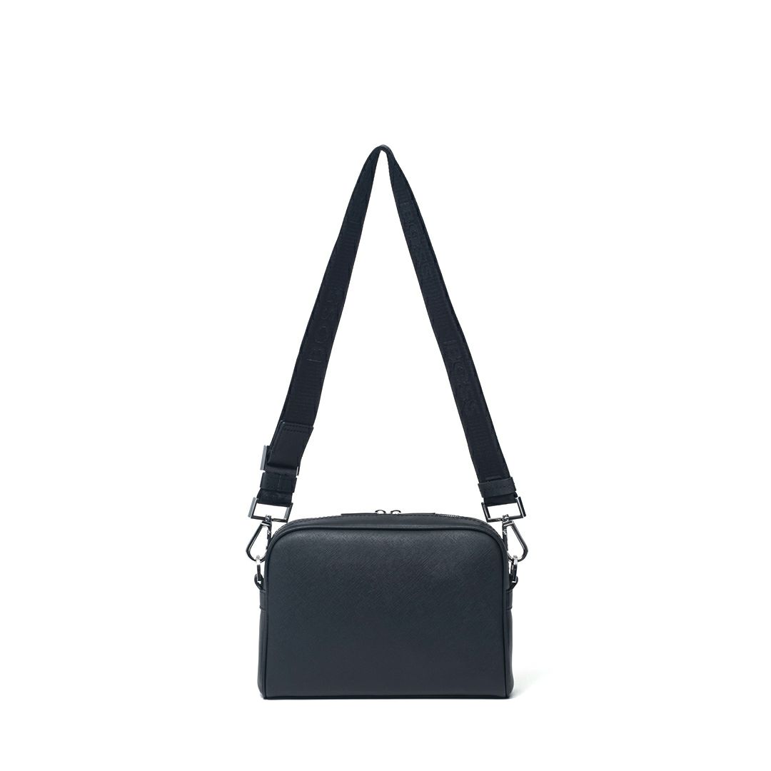 BOSS Zair_Squared Crossb ショルダーバッグ【HBMH5ZS1】 ブラック