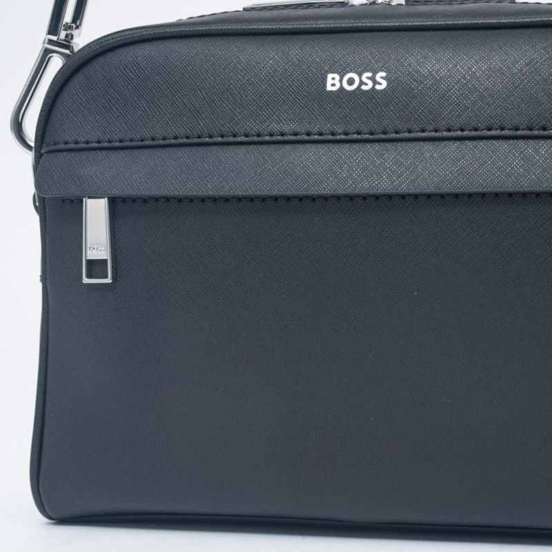 BOSS Zair_Squared Crossb ショルダーバッグ【HBMH5ZS1】 ブラック