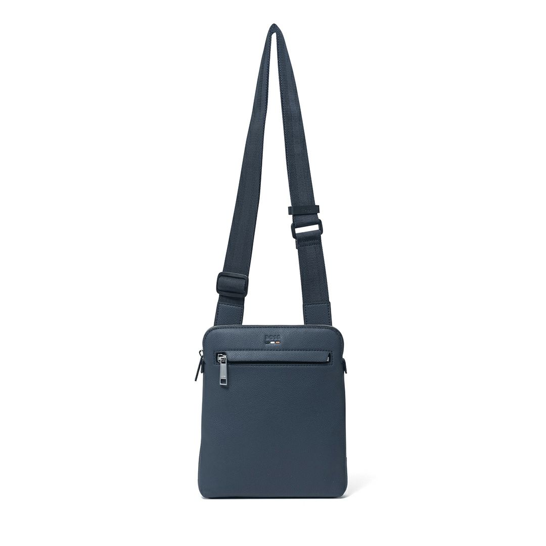  BOSS Ray_S zip env N. ショルダーバッグ【HBMH5YS1】 ネイビ―