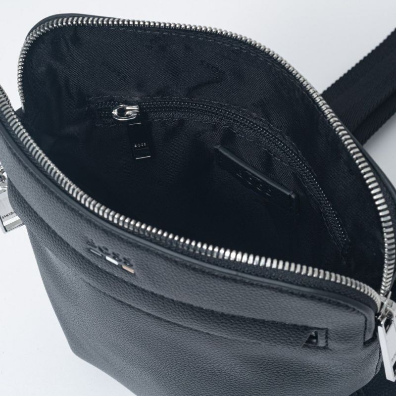  BOSS Ray_S zip env N. ショルダーバッグ【HBMH5YS1】 ブラック