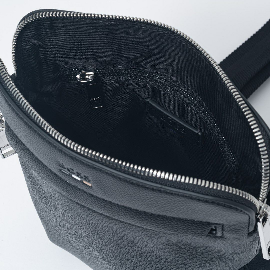  BOSS Ray_S zip env N. ショルダーバッグ【HBMH5YS1】 ブラック