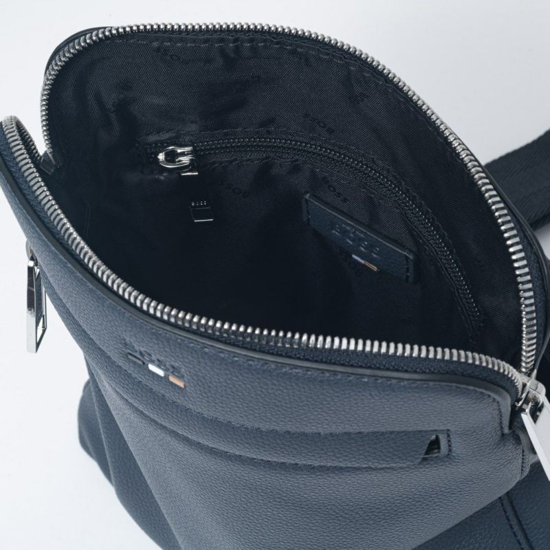  BOSS Ray_S zip env N. ショルダーバッグ【HBMH5YS1】 ネイビ―