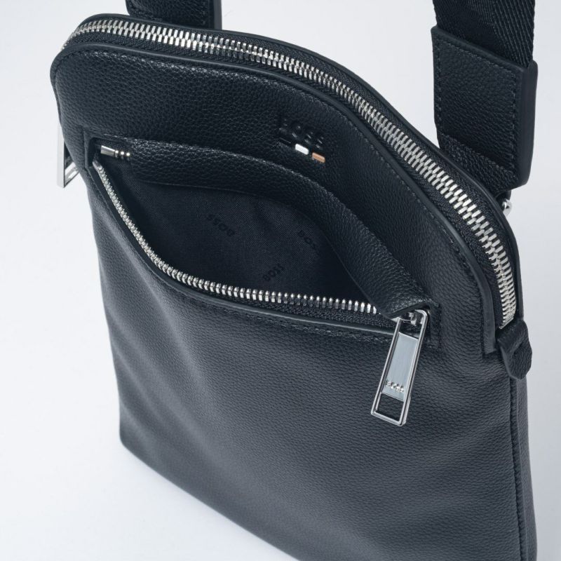  BOSS Ray_S zip env N. ショルダーバッグ【HBMH5YS1】 ブラック