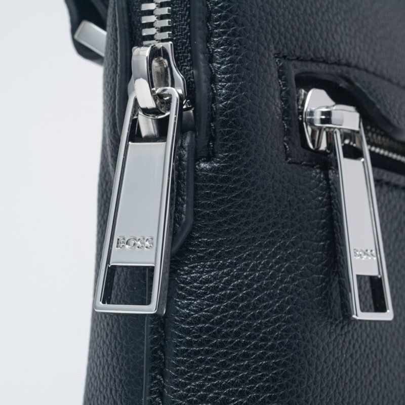  BOSS Ray_S zip env N. ショルダーバッグ【HBMH5YS1】 ブラック