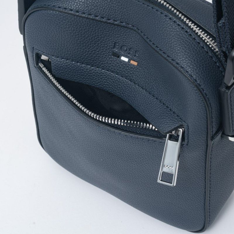 BOSS Ray_NS zip N. ショルダーバッグ【HBMH5YS2】 ネイビー
