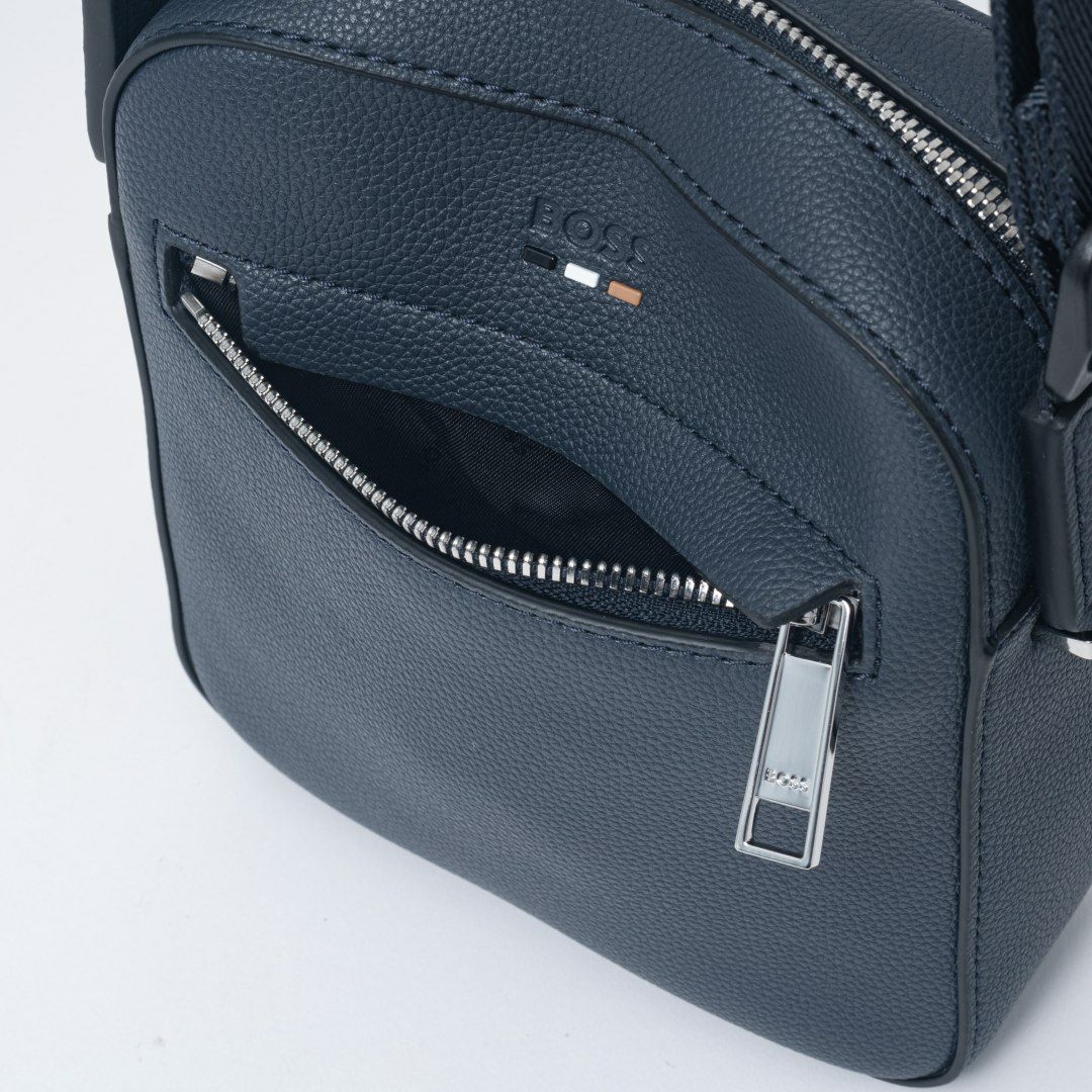 BOSS Ray_NS zip N. ショルダーバッグ【HBMH5YS2】 ネイビー