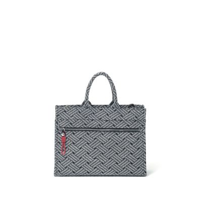 【新品未使用★】MANIUNO ミニトートバッグ グレー/ホワイト MANIUNO 【正規販売店】MANIUNO ECCO LEATHER ミニトートバッグ