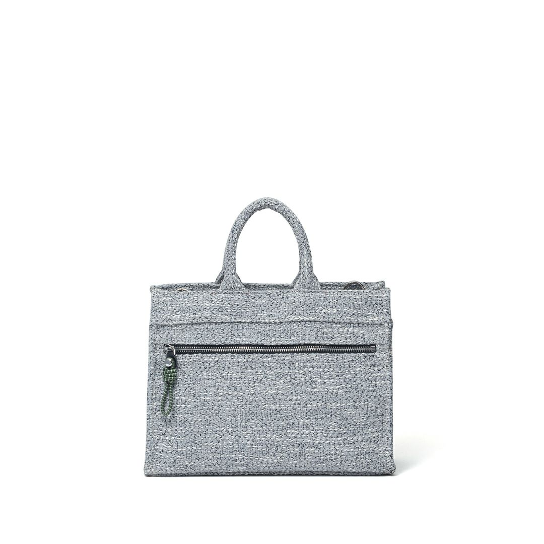 MANIUNO NOVATEX スクエアミニトート(M)【MUMHDSM1】 ライトグレー