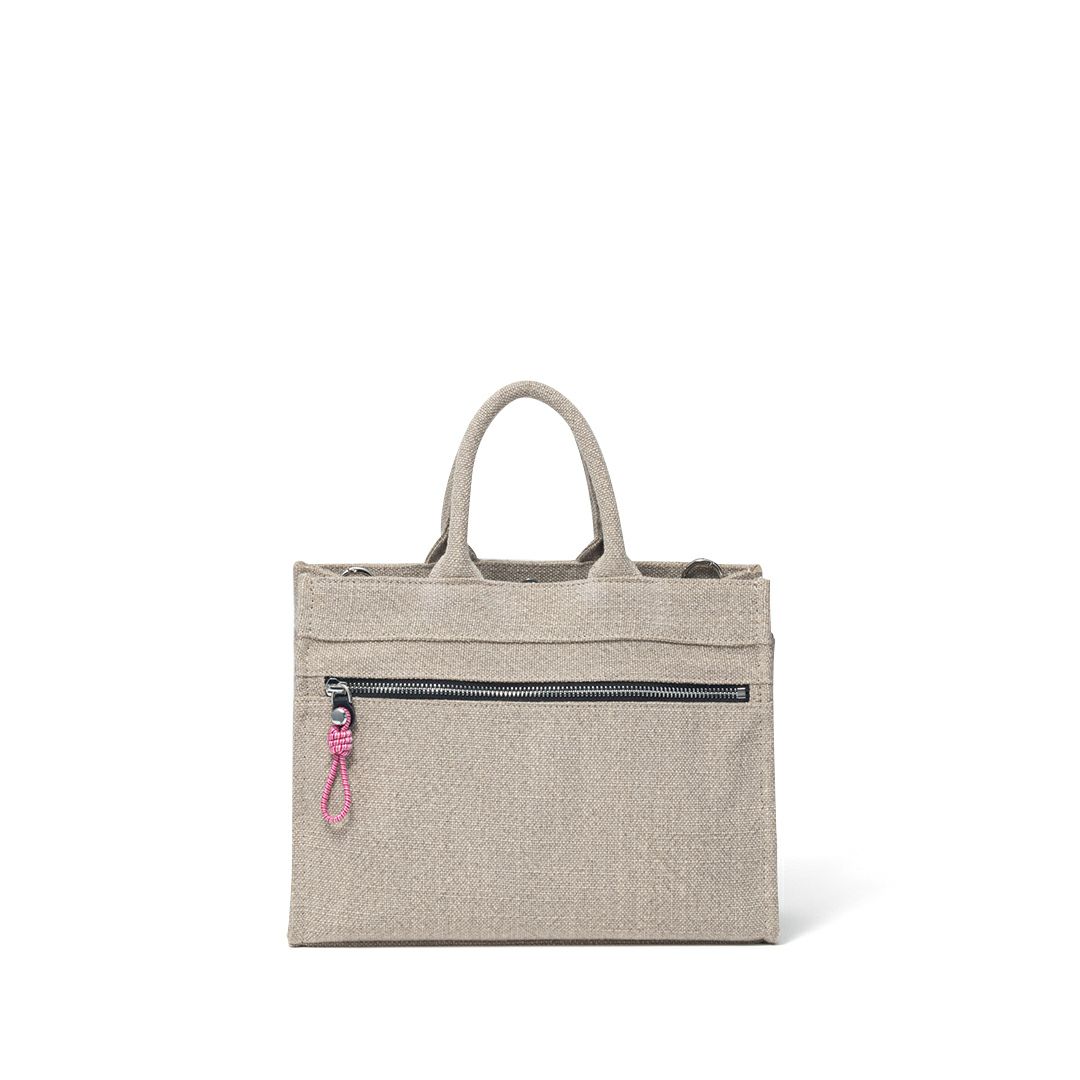 MANIUNO NOVATEX スクエアミニトート(M)【MUMHDSM1】 ベージュ