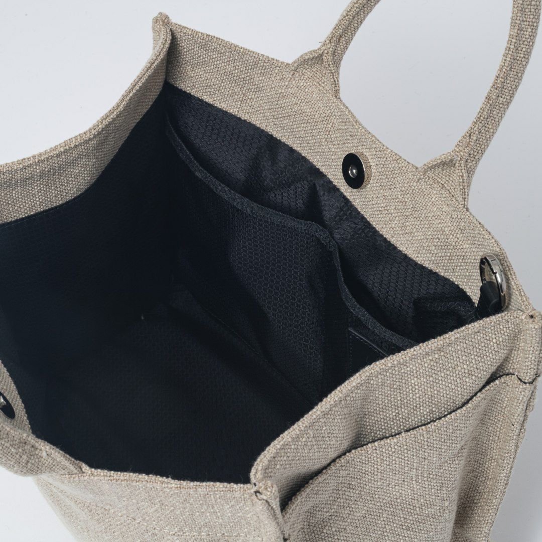 MANIUNO NOVATEX スクエアミニトート(M)【MUMHDSM1】 ベージュ