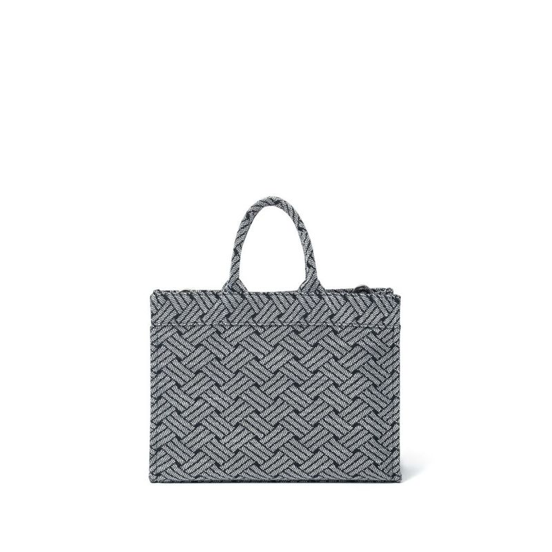 【新品未使用★】MANIUNO ミニトートバッグ グレー/ホワイト MANIUNO 【正規販売店】MANIUNO ECCO LEATHER ミニトートバッグ