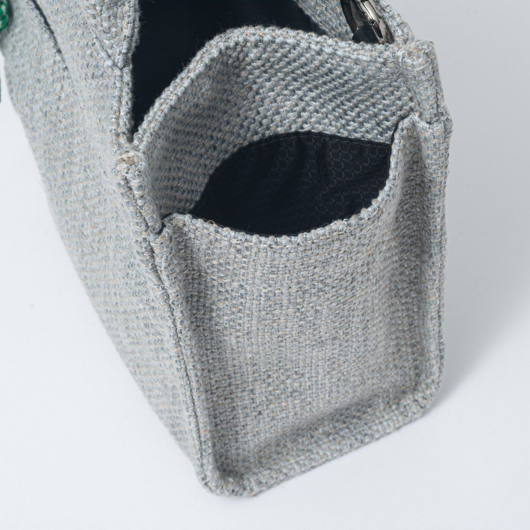 MANIUNO NOVATEX スクエアミニトート(S)【MUMHDSM2】 グレージュ