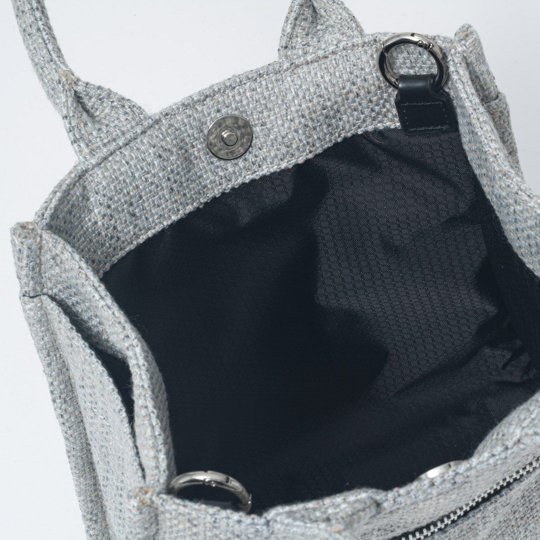 MANIUNO NOVATEX スクエアミニトート(S)【MUMHDSM2】 グレージュ