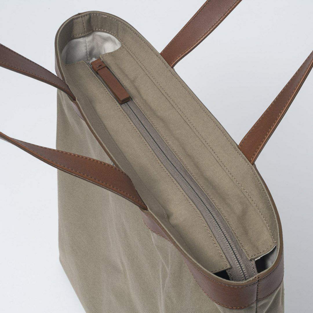 MARGARET HOWELL idea リリック トート ダークベージュ