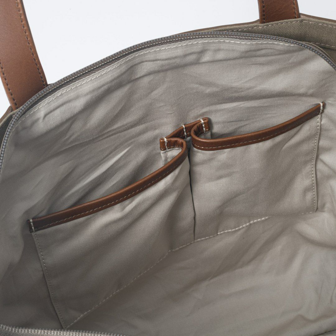 MARGARET HOWELL idea リリック トート ダークベージュ