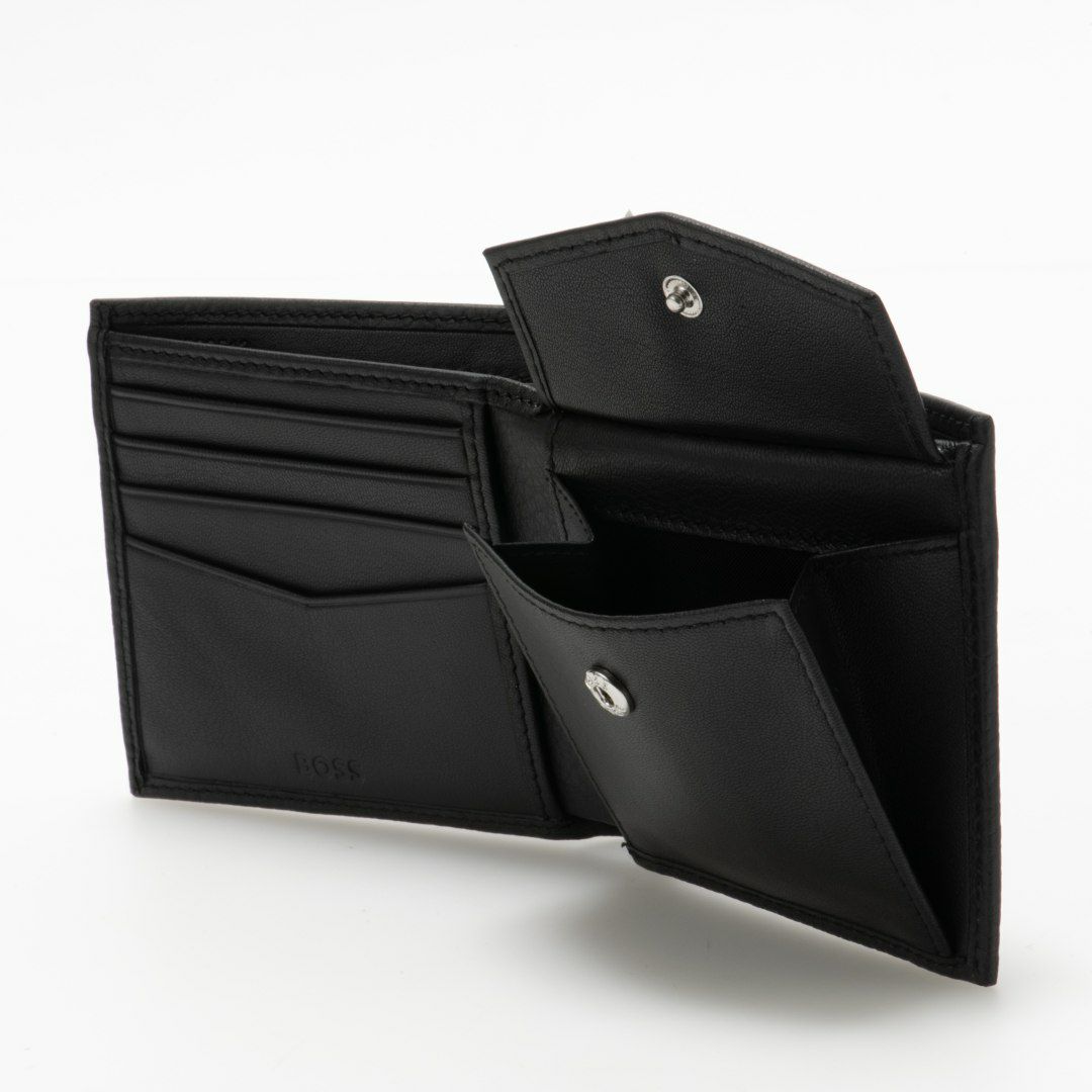 BOSS New Crosstown 折り財布【HBMW5YS2】 ブラック