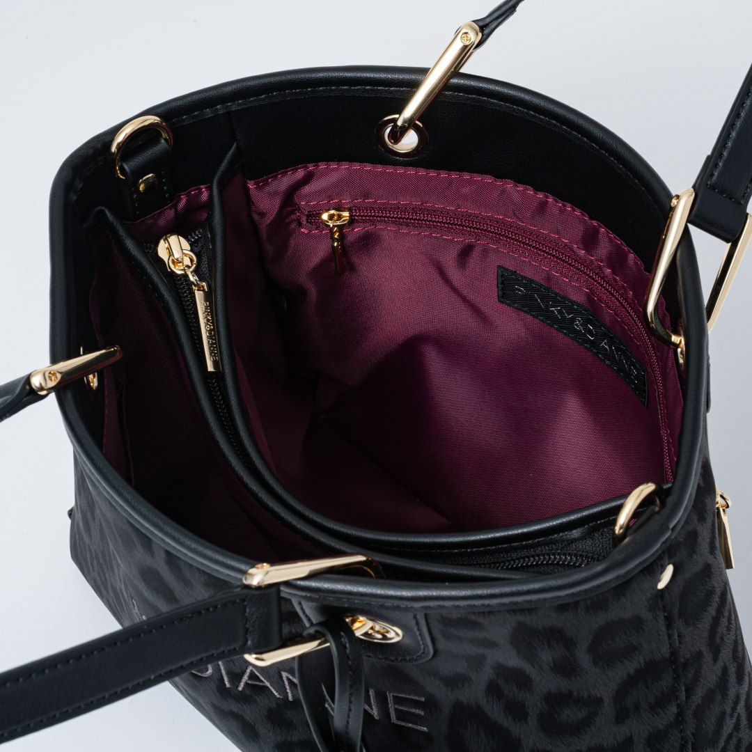 PINKY&DIANNE ソフトレオパード 2WAYハンド 商品｜THE BAGMANIA