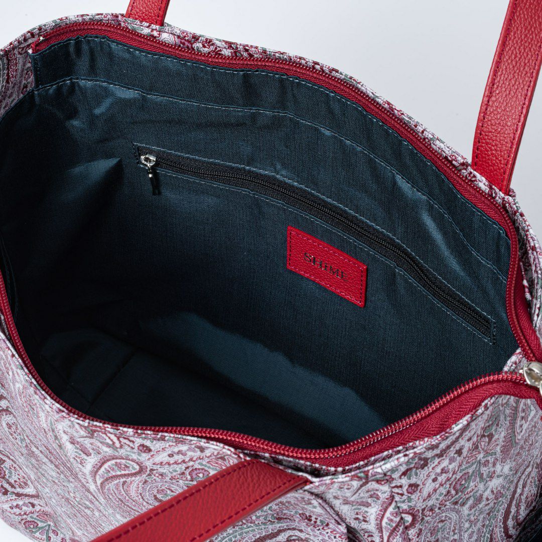 SHiME FLOWER リリー トート レッド