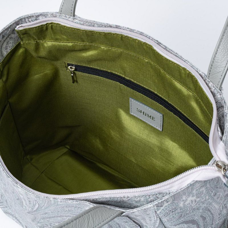 SHiME FLOWER リリー トート グレー