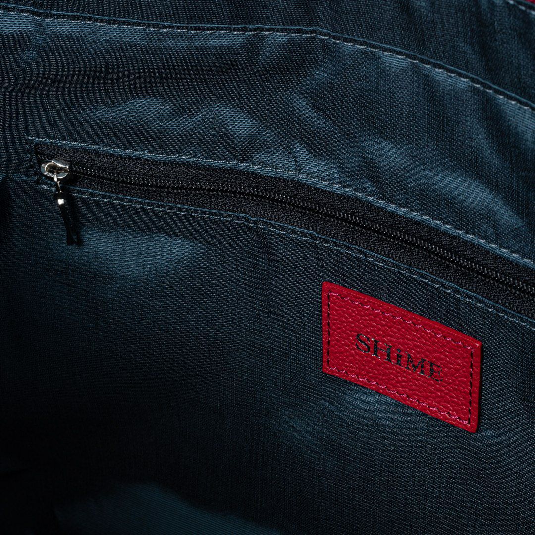 SHiME FLOWER リリー トート レッド