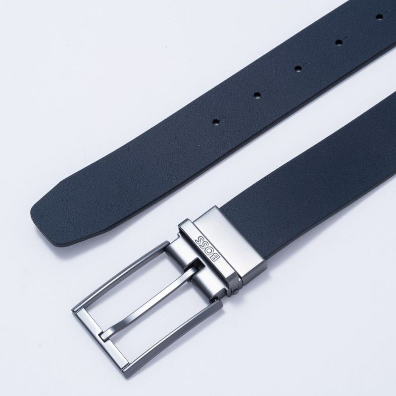 BOSS Gemmy イタリアンレザーリバーシブルベルト【HBMB5070】 ブラック