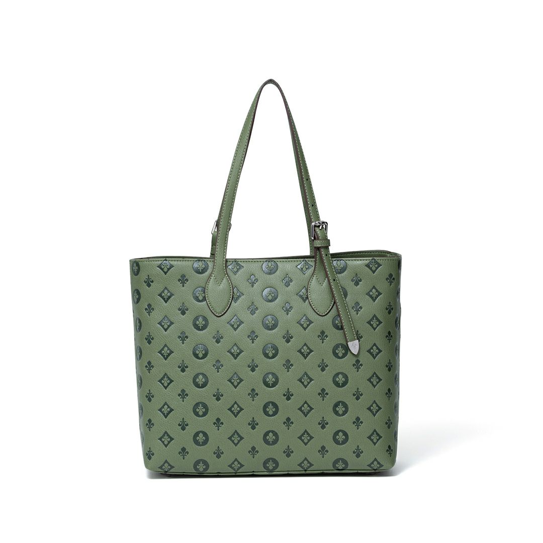 PATRICK COXリリーエンボス トート(L) グリーン