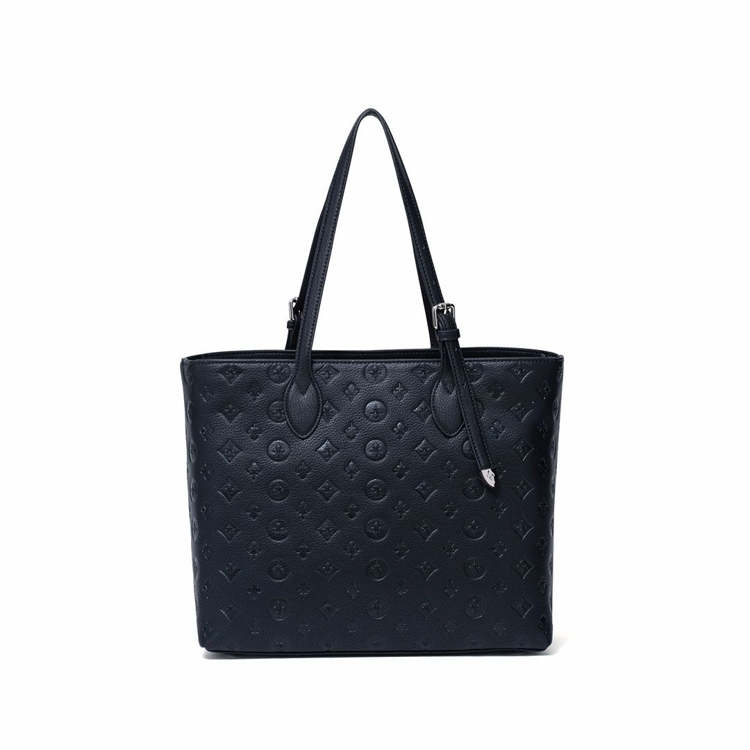 PATRICK COXリリーエンボス トート(L) ブラック