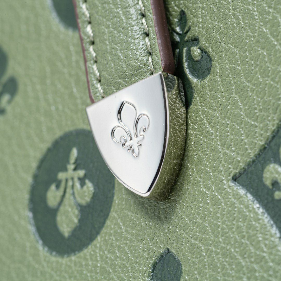 PATRICK COXリリーエンボス トート(L) グリーン