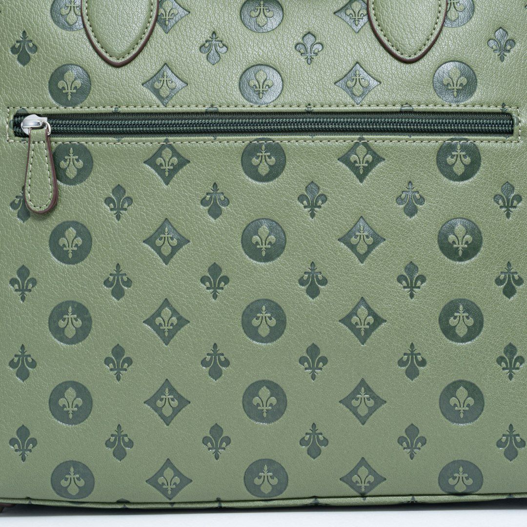 PATRICK COXリリーエンボス トート(L) グリーン