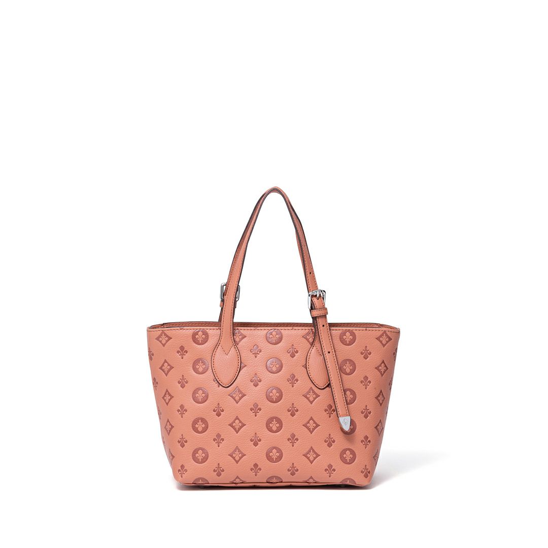 PATRICK COXリリーエンボス トート(M) コーラルピンク