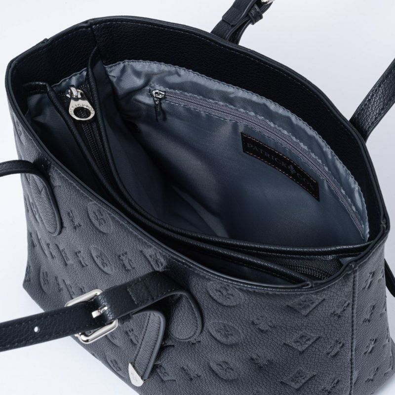 PATRICK COXリリーエンボス トート(M ブラック