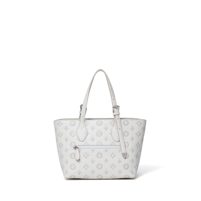 PATRICK COXリリーエンボス トート(M) ホワイト