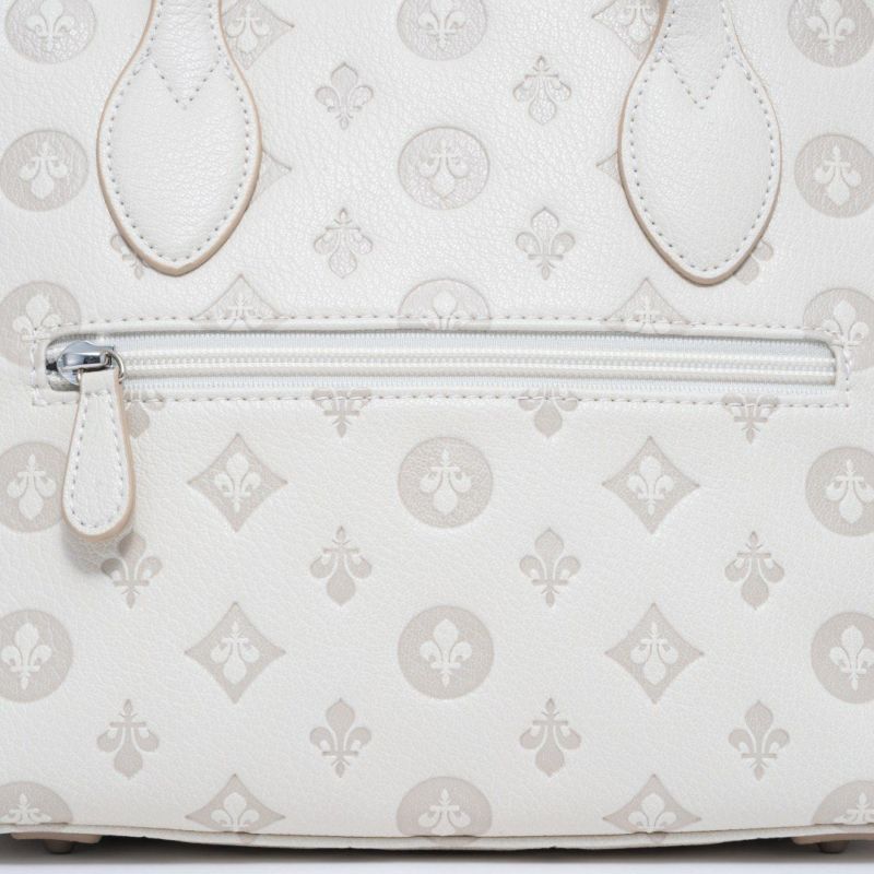 PATRICK COXリリーエンボス トート(M) ホワイト