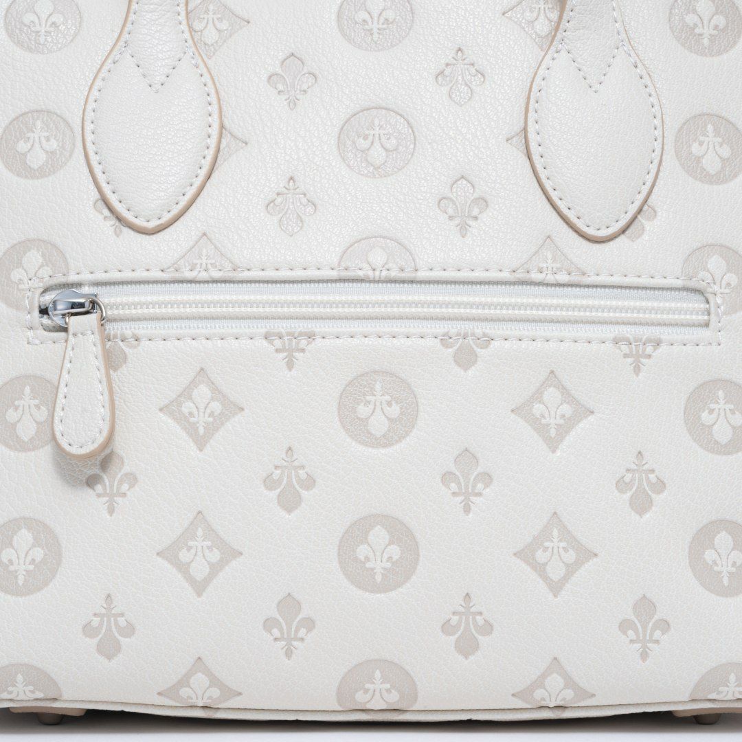 PATRICK COXリリーエンボス トート(M) ホワイト