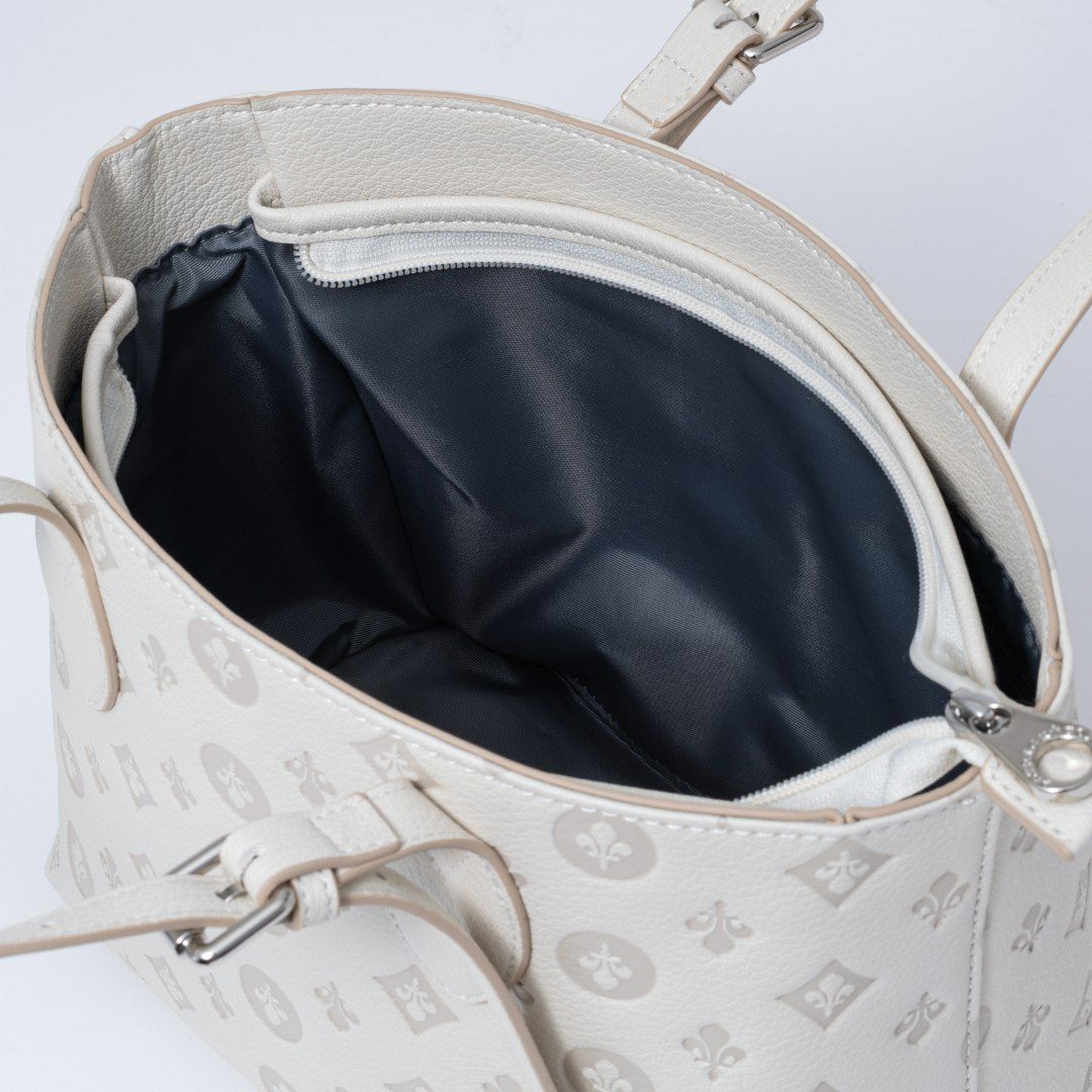 PATRICK COXリリーエンボス トート(M) ホワイト